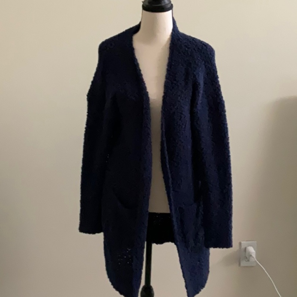 Blue nobby  cardigan